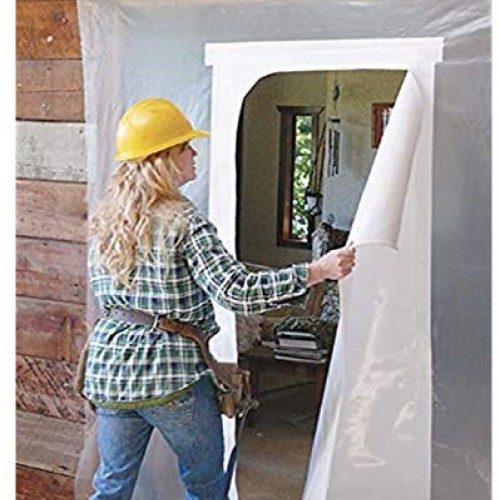 Zip-Up GIDS-1030576 H30X72-T2W Zipper Door, 30 in. X 72 in, White-...