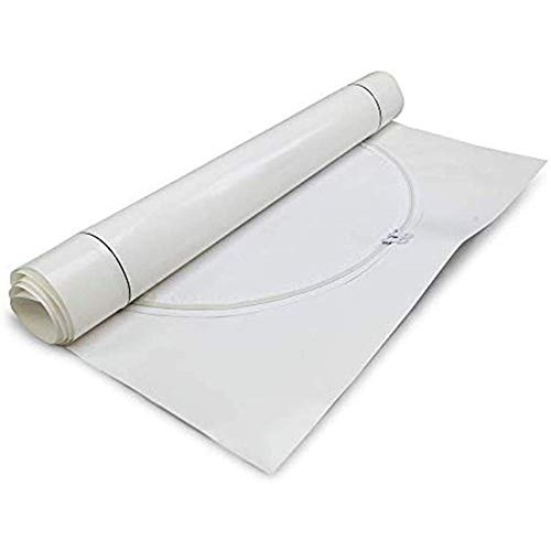 Zip-Up GIDS-1030576 H30X72-T2W Zipper Door, 30 in. X 72 in, White-...