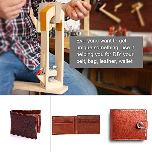 Leather Tool Leather Craft Sewing Wood Clamp Wood Leather Working ...