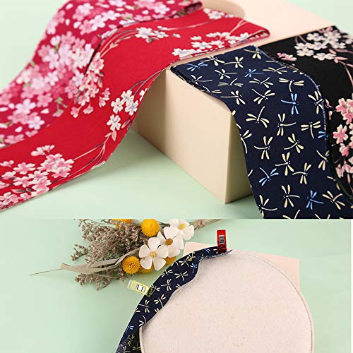 Roll Up Cotton Fabric Quilting Strips, Cotton Craft Fabric Bundle,...