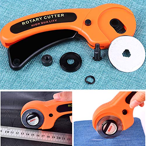 Rotary Cutter, Professional 45mm Round Rotary Cutter Tool, Card Pa...