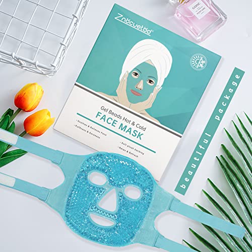 Cold Face Eye Mask Ice Pack Reduce Face Puff,Dark Circles,Gel Bead...