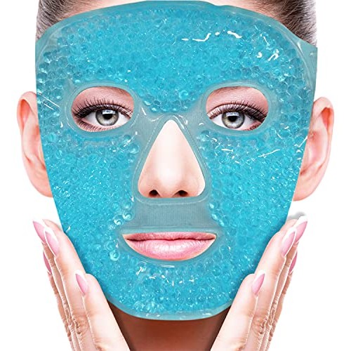 Cold Face Eye Mask Ice Pack Reduce Face Puff,Dark Circles,Gel Bead...