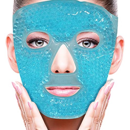 Cold Face Eye Mask Ice Pack Reduce Face Puff,Dark Circles,Gel Bead...