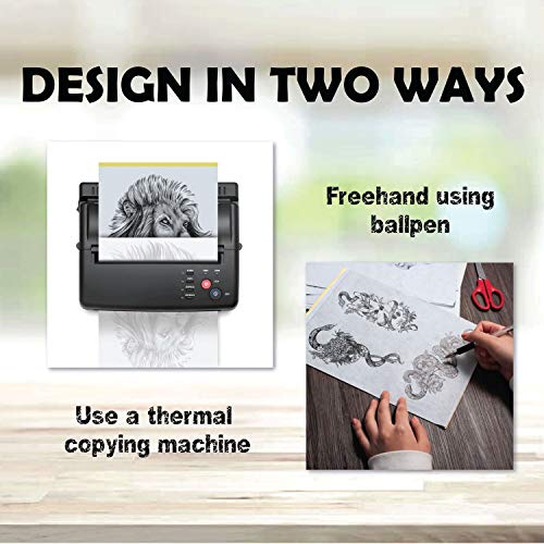 Zodaca 100 Sheets Tattoo Transfer Paper, A4 Size Stencil Transfer ...
