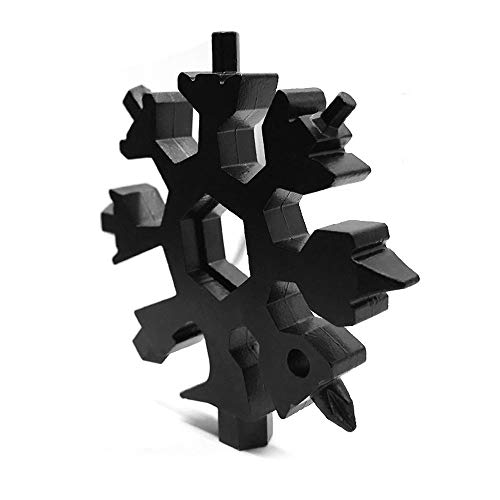 18-in-1 Snowflakes Multi-Tool Stainless Steel Keychain Multi-Tool ...