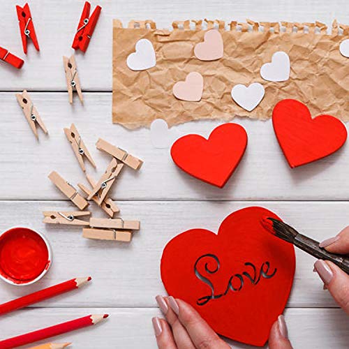 ZOEYES 50-Pack 6 in Round Wooden Cutouts for Crafts, Wood Circles,...
