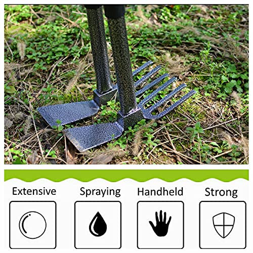 ZOG Garden Big Hand Digger and Hoe Combo Garden Tool,Heavy Duty Ha...