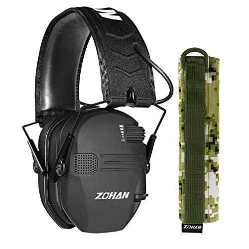 ZOHAN EM025 Electronic Shooting Ear Protection Earmuffs with Sound...