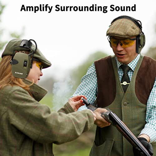ZOHAN EM054 Electronic Shooting Ear Protection with Sound Amplific...