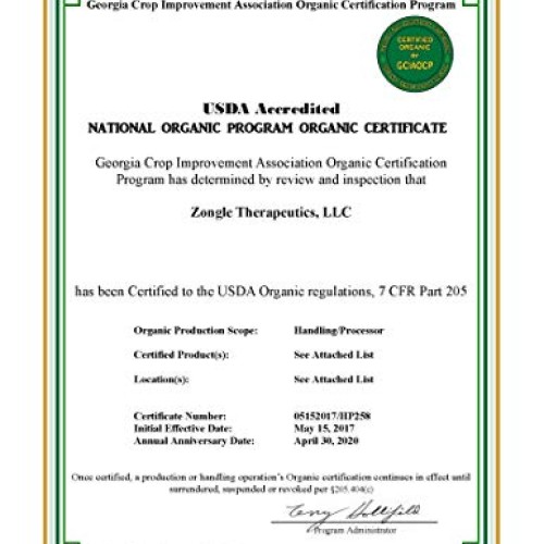 Zongle USDA Certified Organic Eucalyptus Oil, Eucalyptus Radiata, ...