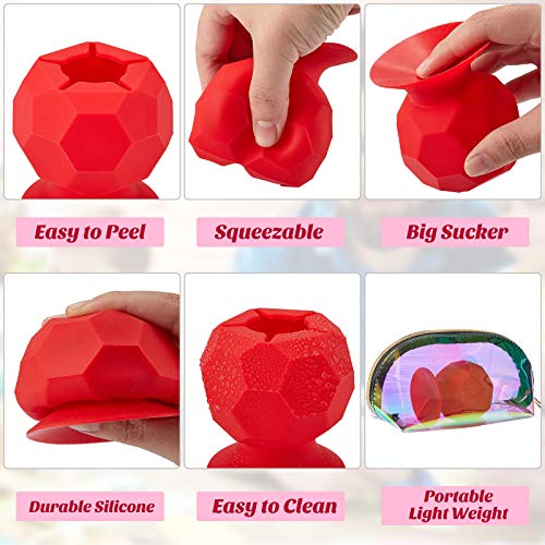 2 Pieces Suctioned Vinyl Weeding Scrap Collector, Silicone Suction...