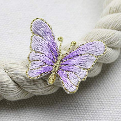 10 Pack Delicate Embroidered Patches, Butterflies Patches, Iron On...