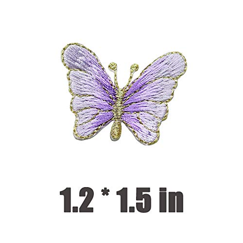 10 Pack Delicate Embroidered Patches, Butterflies Patches, Iron On...