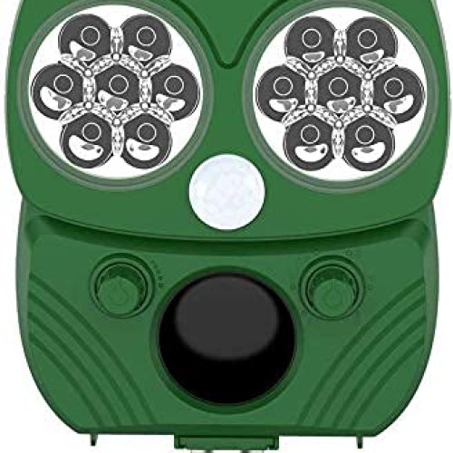 ZOVENCHI Ultrasonic Animal Repellent, Outdoor Solar Powered and Wa...