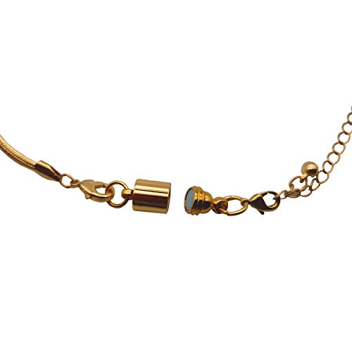 Zpsolution Magnetic Jewelry Clasps for Necklace Bracelet, Screw-in...