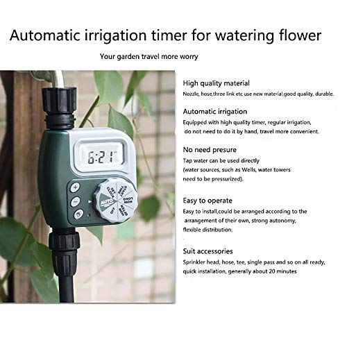 ZUEN Arge Area Sprinkler, Garden Sprinklers for Large Areas with T...