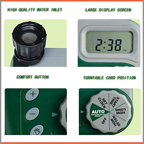ZUEN Arge Area Sprinkler, Garden Sprinklers for Large Areas with T...