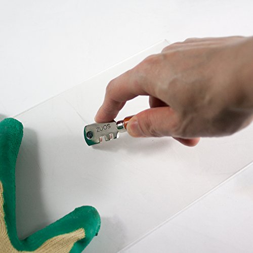 ZUOS Glass Cutter Tool 6 Way Cutting Wheel-Perfect for Cutting &...