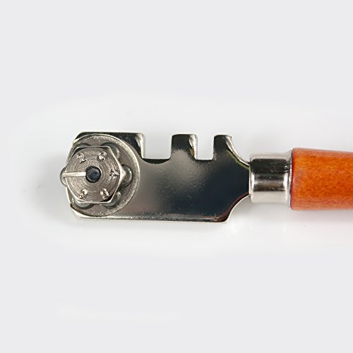ZUOS Glass Cutter Tool 6 Way Cutting Wheel-Perfect for Cutting &...