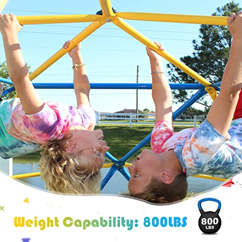 Zupapa Dome Climber, 10FT Climbing Dome, Decagonal Geo Jungle Gym ...