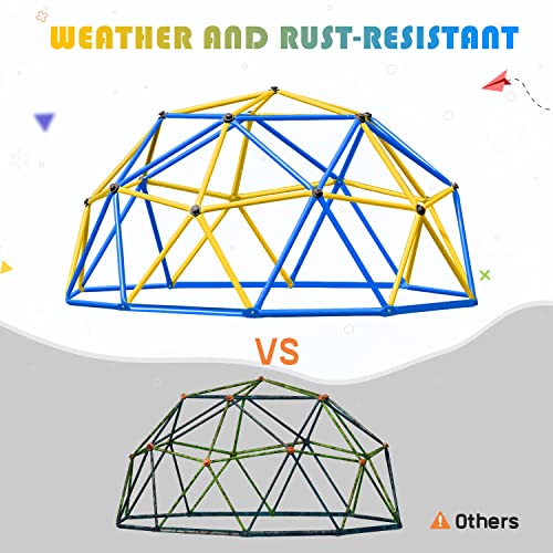 Zupapa Dome Climber, 10FT Climbing Dome, Decagonal Geo Jungle Gym ...