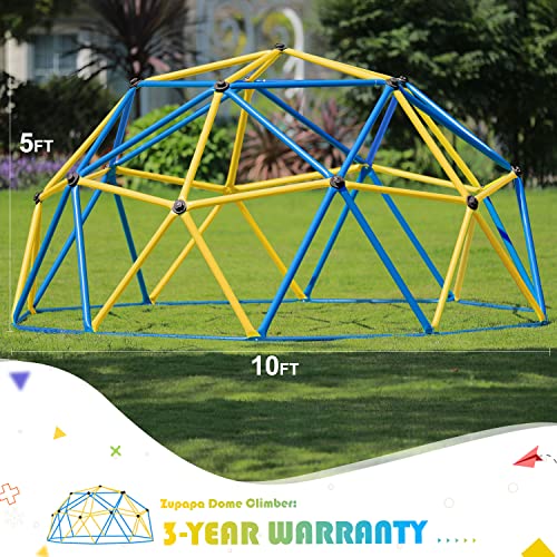 Zupapa Dome Climber, 10FT Climbing Dome, Decagonal Geo Jungle Gym ...