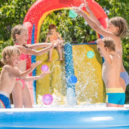 ZUPIIY Reusable Water Balloons, Summer Water Toys, Outdoor Toys, P...