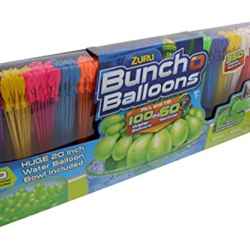 ZURU Bunch O Balloons, Fill in 60 Seconds, 350 Water Balloons, 20...
