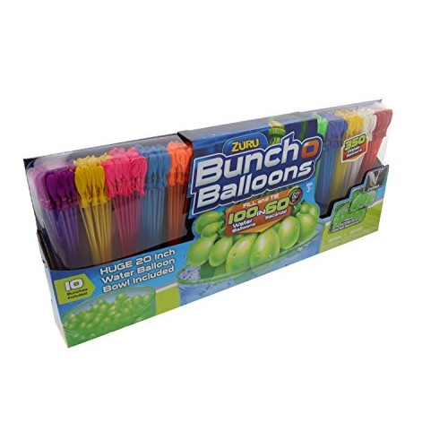 ZURU Bunch O Balloons, Fill in 60 Seconds, 350 Water Balloons, 20...