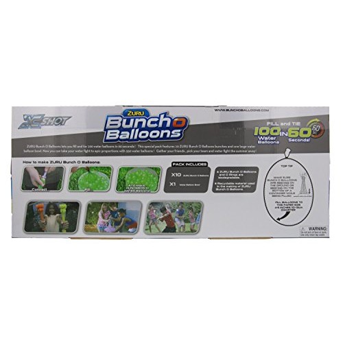 ZURU Bunch O Balloons, Fill in 60 Seconds, 350 Water Balloons, 20...