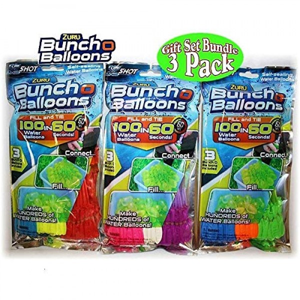 Zuru Bunch O Balloons Instant 100 Self-Sealing Water Balloons Comp...