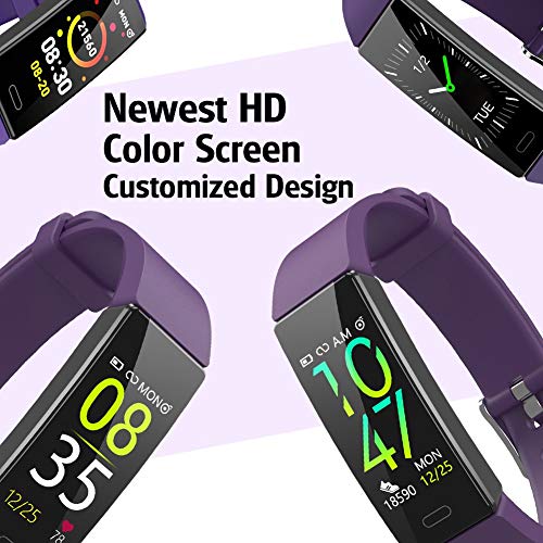 ZURURU Fitness Tracker, Waterproof Activity Tracker with Step Calo...