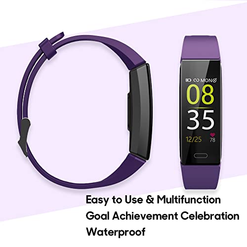 ZURURU Fitness Tracker, Waterproof Activity Tracker with Step Calo...