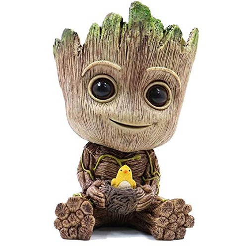 ZUSONUD Baby Groot Planter Pot Garden Decor Accessories Flower Pot...