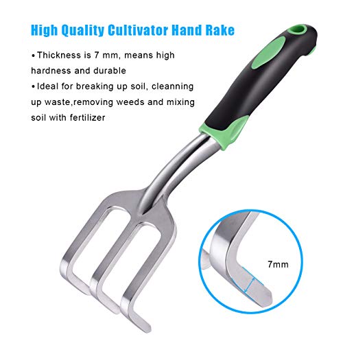 ZUZUAN Garden Tool Set, 3 Pack Garden Hand Shovels Aluminum Alloy ...