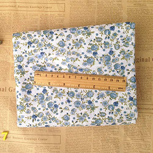 ZUZZEE Series 7 Pieces Cotton Fabric 25x25cm Square Cotton Sewing ...