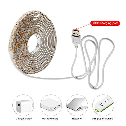 LED Grow Light Full Spectrum USB LED Strip Lights 0.5m 1m 2m 2835 ...
