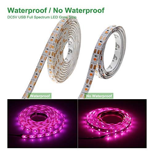 LED Grow Light Full Spectrum USB LED Strip Lights 0.5m 1m 2m 2835 ...