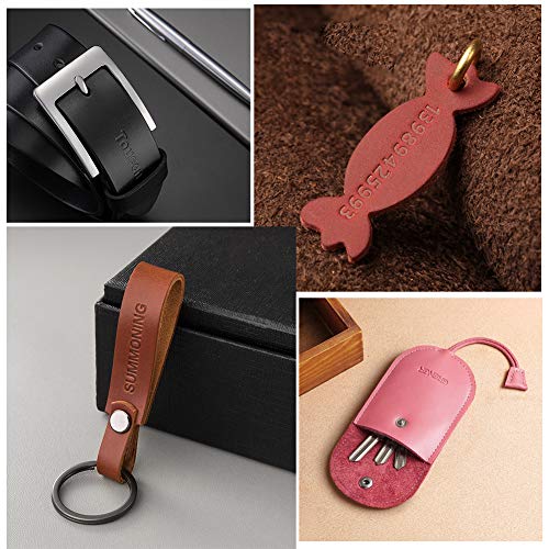 37 PCS Leather Stamps Alphabet Set, 6 mm Alphabet Stamp Tools Set ...