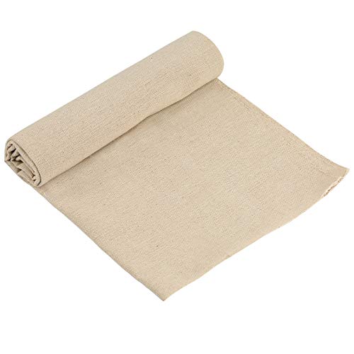 Zxiixz Natural Color Linen Needlework Fabric, 59In x 19In Large ...
