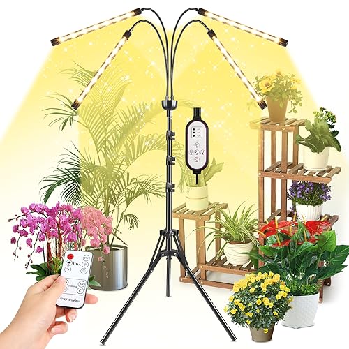 Grow Lights for Indoor Plants Full Spectrum with 15-60 inches Adju...