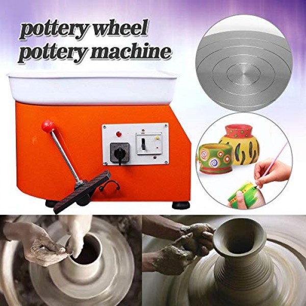 ZXMOTO 9.8 Diameter Pottery Wheel Ceramic Molding Machine for Cer...