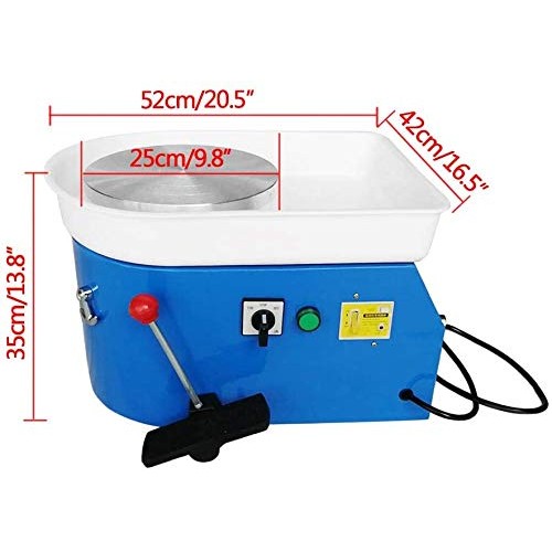 ZXMOTO Pottery Forming Machine Pottery Wheel 25cm/9.8 Ceramic Mol...