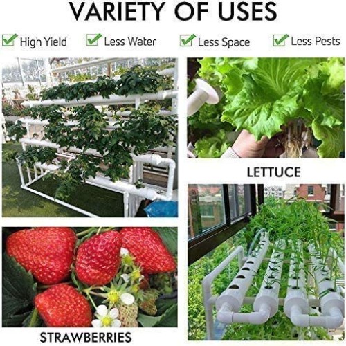 ZXMT Hydroponic Grow Kit 108 Plant Sites 3 Layers Hydroponics Grow...