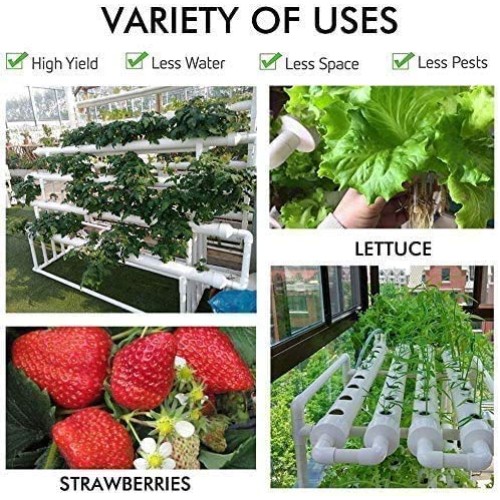 ZXMT Hydroponic Grow Kit 108 Plant Sites 3 Layers Hydroponics Grow...