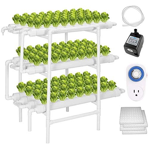 ZXMT Hydroponic Grow Kit 108 Plant Sites 3 Layers Hydroponics Grow...