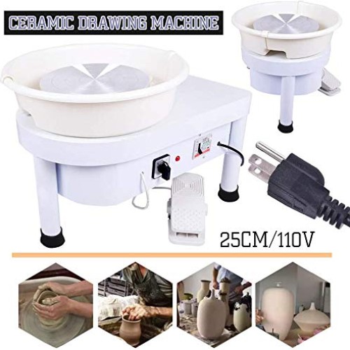 ZXMT Pottery Wheel Machine 25CM 110V Potter Forming Machine Electr...