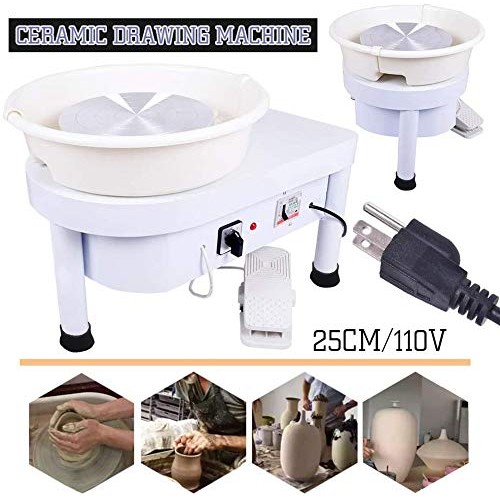 ZXMT Pottery Wheel Machine 25CM 110V Potter Forming Machine Electr...