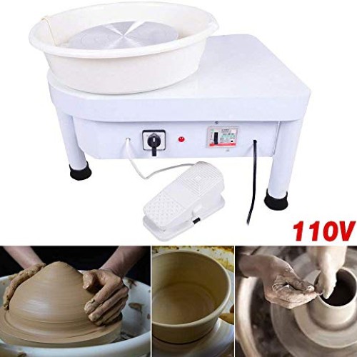 ZXMT Pottery Wheel Machine 25CM 110V Potter Forming Machine Electr...